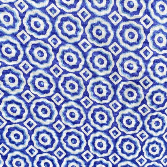 Boden NEW Bluebell Geo Blooms Short Sleeve Smocked A-line Shirt Dress SZ 4R - Picture 5 of 11